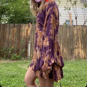 Free People floral print dress